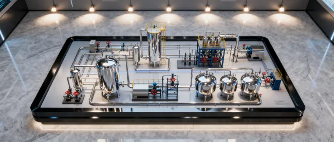 Behind the Scenes: Building a 1:50 Petrochemical Plant Model