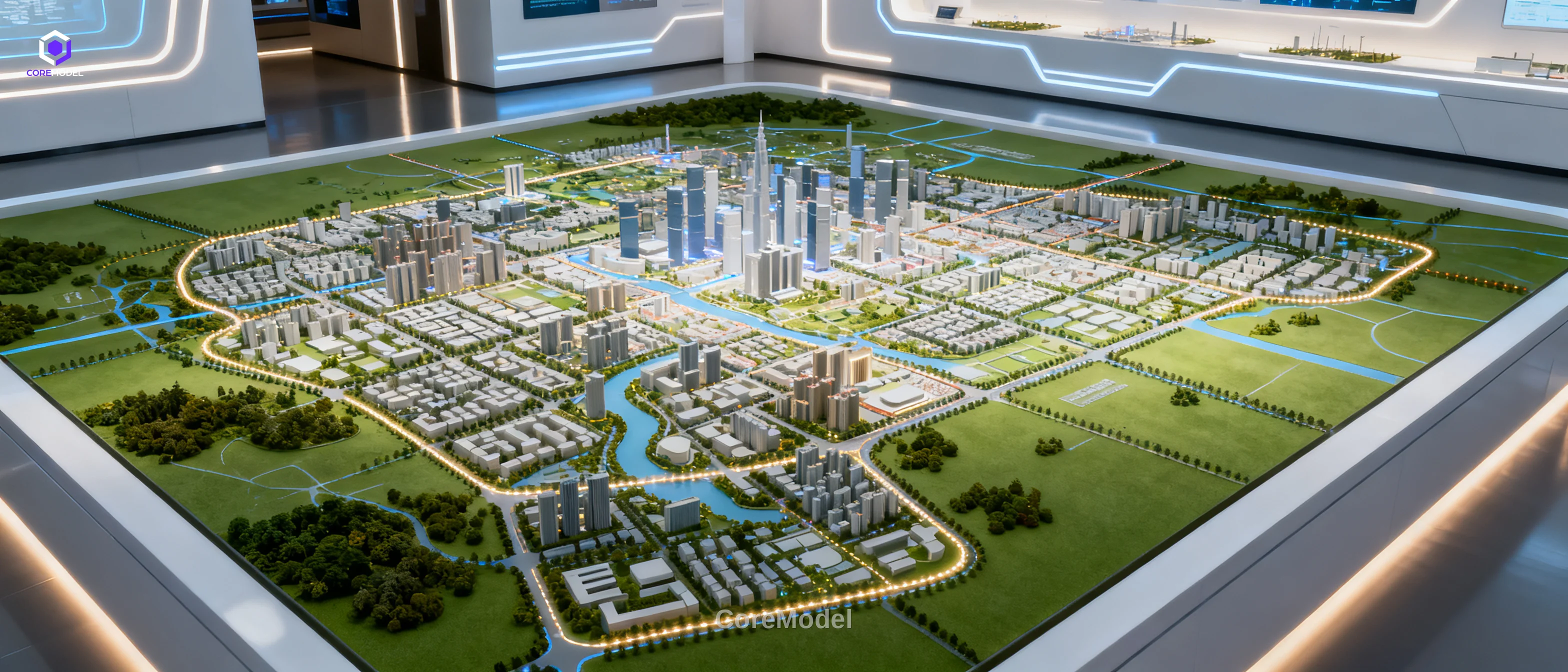 Urban Master Plan Scale Model