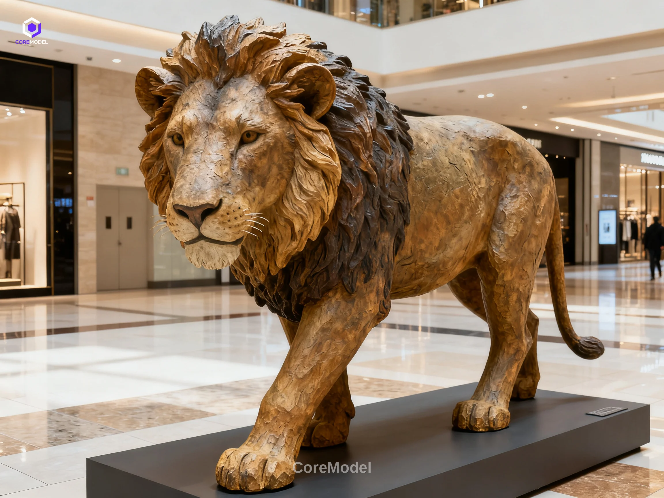 Animal Figure Art Installation Scale Model