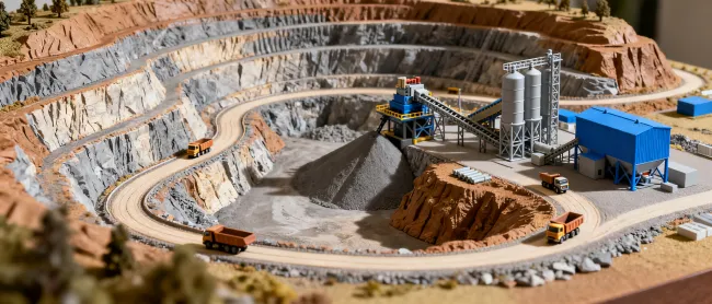 Mine Site Scale Model: Precision 3D Replicas for Mining Projects